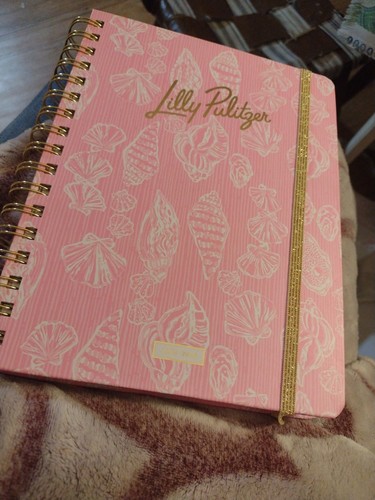 Lilly Pulitzer Planner Large Agenda Book Dated August 2025- December 2026