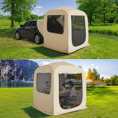 SUV Tailgate Tent - Instant Pop Up for Family Camping, Beach & Tailgating Fun