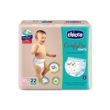 Chicco Comfy-Pro Pant Style Baby Diapers XL, 22 count