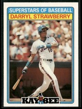 1987 Topps Kay-Bee Superstars of Baseball #31 Darryl Strawberry
