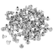 100Pcs Silver Aluminum Tire Studs for Car Versatile Durable Snow Traction Spikes