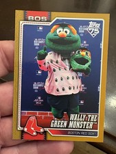 2026 Topp Celebration Series 1 Wally The Green Monster [Red Sox] Mascot Gold /50