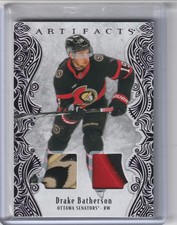  2025-26 Artifacts Materials Purple #60 Drake Batherson 09/25 Ottawa Senators 