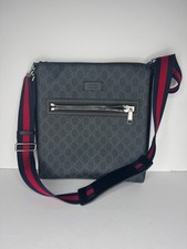 Gucci Men's GG Supreme Crossbody Shoulder Bag