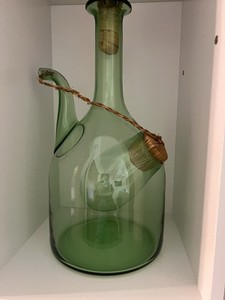 Wine Container Holds Ice On The Side To Keep Your Wine Cool Without Watering It