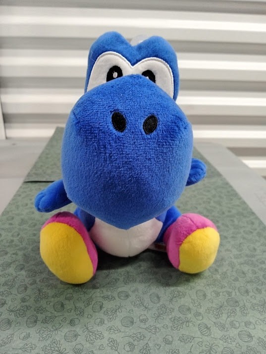 Juguete de peluche Super Mario All Stars azul oscuro Yoshi [Little Buddy]
