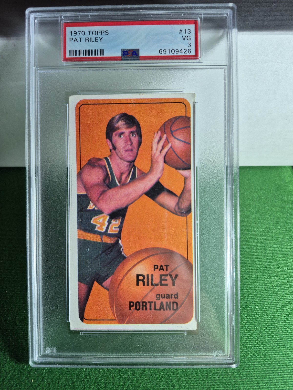 1970 Topps Pat Riley #13 PSA 3 Rookie