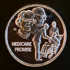 Medicare Promise JFK John Kennedy Legacy Rare Bullion-0.999 Silver 1 Oz Art Coin