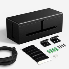 Large Cable Management Box-Stylish Wire Organizer, Wire Concealer and Wire Ma...