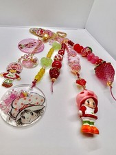 Strawberry Shortcake Handmade Acrylic Bag Charm – Figurine + Charms Unique