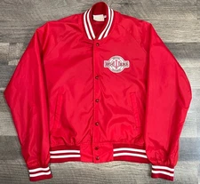 Chalk Line Mens Large Indiana University IU Hoosiers Vintage Bomber Jacket