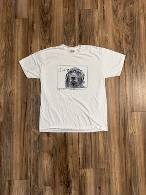 Vintage 2003 Got Soy Milk? Golden Retriever Boulder Colorado White Shirt Large