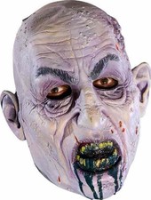 Past Dead 3/4 Vinyl Mask Zombie Undead Ghoul Halloween Adult Costume Accessory