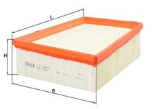 KNECHT Luftfilter LX 4297 Filtereinsatz für RENAULT MEGANE B9A KOLEOS TALISMAN 4