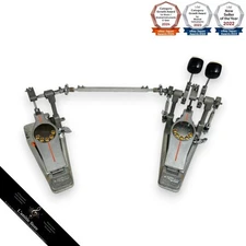 PEARL P-3002D Demon Direct Drive Double Bass Drum Pedal twin pedal Used P3002D