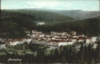 Mariánské Lázně Czech Republic Bohemia panorama Bohem