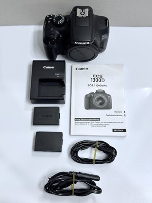 Digitalkamera Canon EOS 1300D 18.0MP / FULL HD Video / WLAN / *9285* Auslösungen
