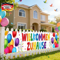 Afritee Ruhestand Deko Banner, Alles Gute Zum Ruhestand Deko Banner Girlande Sch