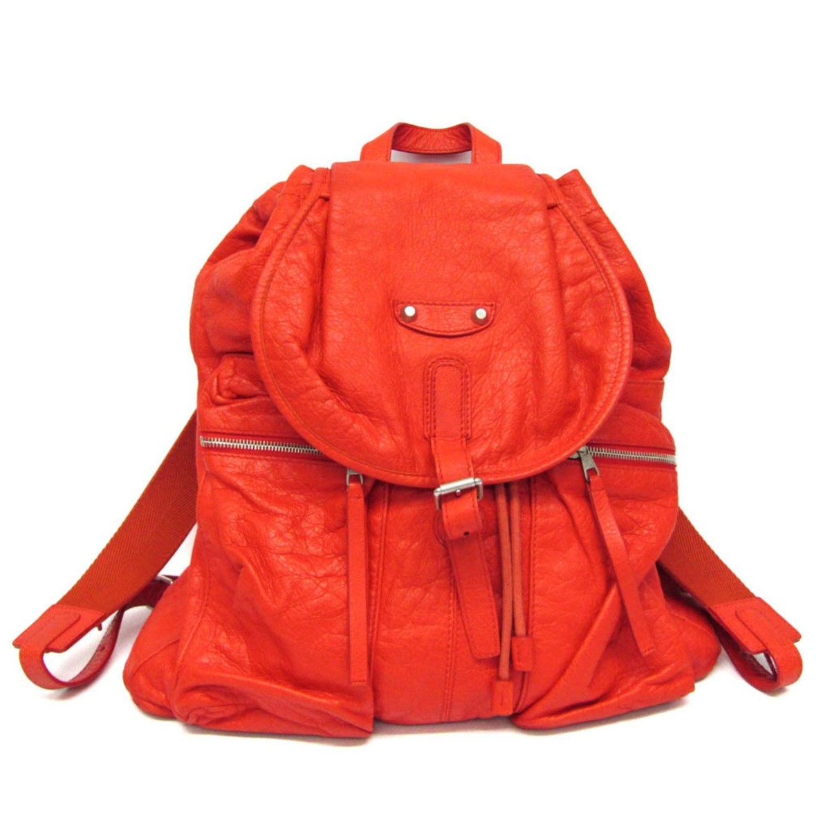 Balenciaga 326404 Women,Men Leather Backpack Red Color BF580695 | eBay
