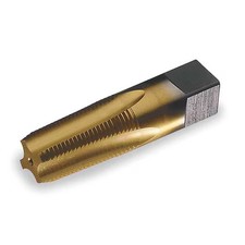 Widia 19738 Pipe Tap, 3/8"-18, Taper, 4 Flutes, Npt