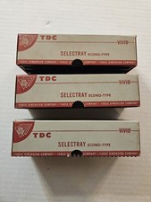 Lot of 3 cardboard TDC selectray