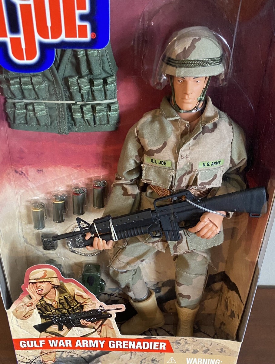 ミリタリー G.I. Joe MOC 1989 Hasbro G.I. Joe ARAH Iron Grenadiers Metal-Head on