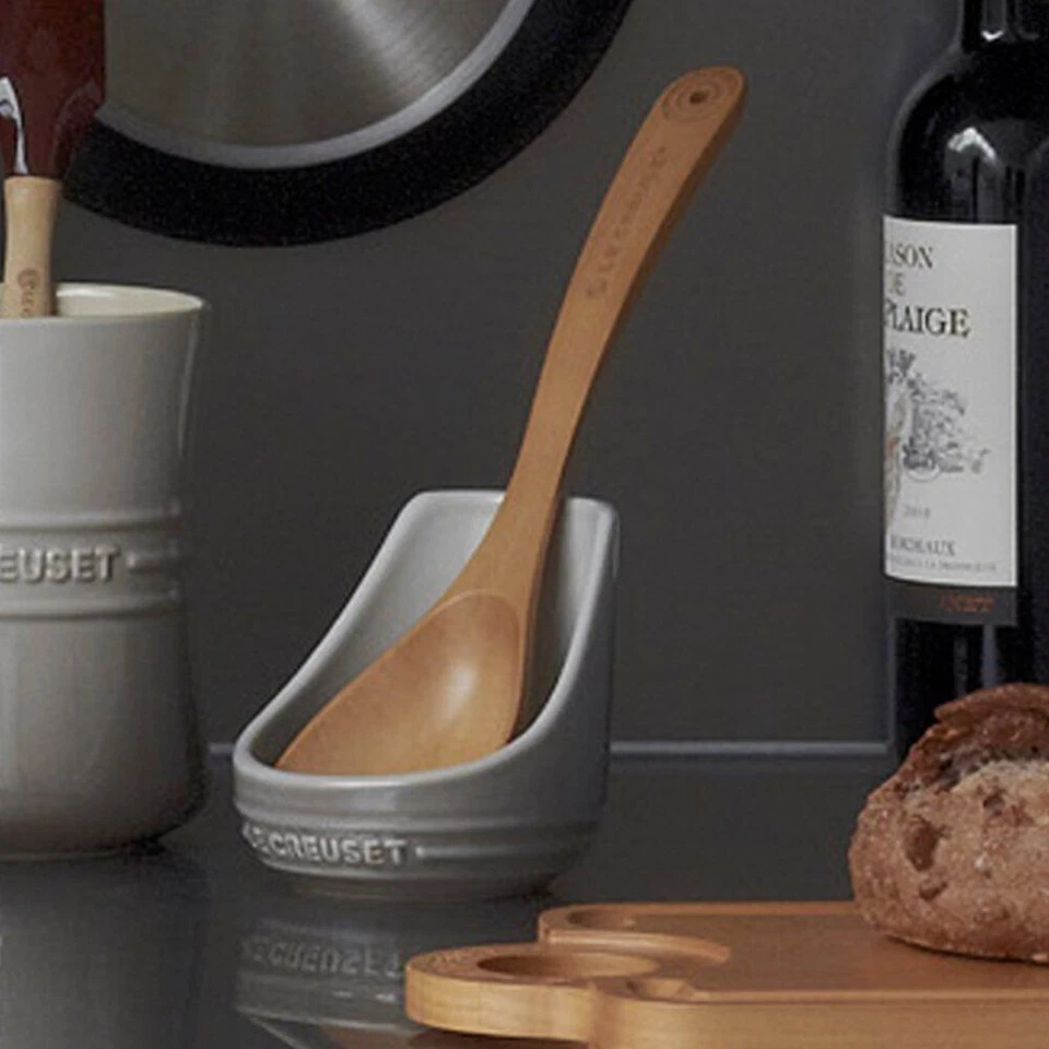 Le Creuset Ladle Stand Cherry Red Stoneware 5.1x4.3x4.3in Utensil Holder - Image 4 of 4