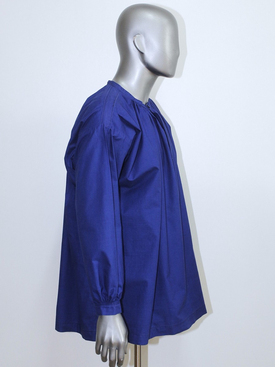 French Vintage 1930/40s Blue Indigo Cotton Maquignon Biaude