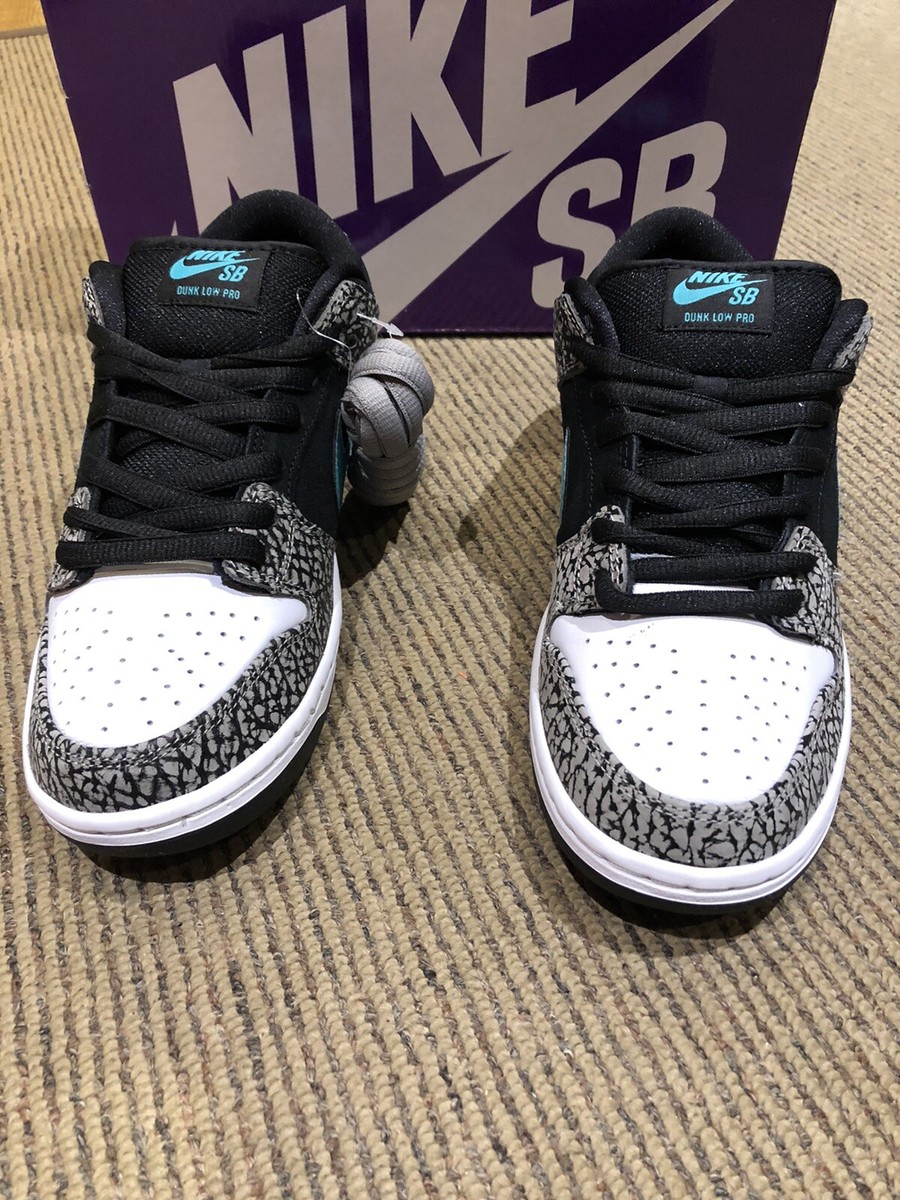 Nike SB Dunk Low Atmos Elephant BQ6817-009 GREY/BLACK-WHITE-CLEAR