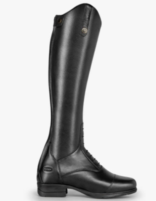 Shires Moretta Gianna Damen lange Leder Reitstiefel - schwarz Größe 4