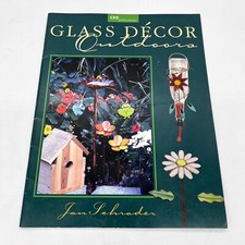 CKE Glass Decor Outdoors Jan Schrader Stained Glass Design Pattern Book Garden