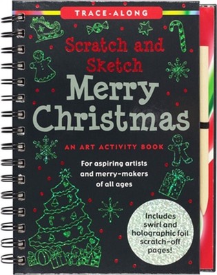 Scratch & Sketch Merry Christmas (Trace Along) (Hardback or Cased Book)