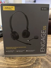 Jabra Engage 55. Brand New!! MSRP $338! Incredible ANC, Battery Life And Range