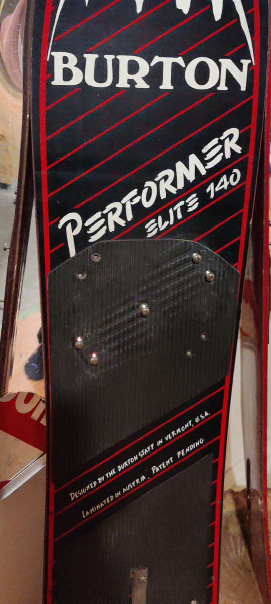 1985 Burton Performer Elite with original bindings rare vintage