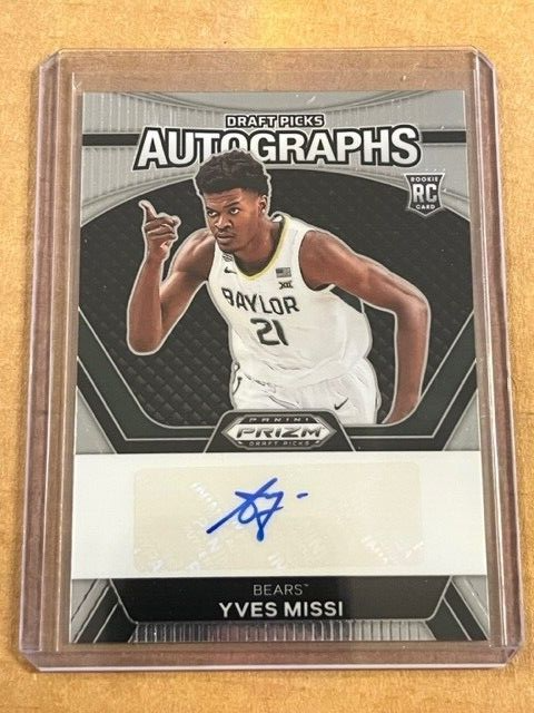 YVES MISSI Pelicans Baylor 2024 Panini Prizm Draft Picks AUTO