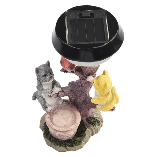 Solar Animal Lights for Garden Decor Whimsical Statue for Lawn and