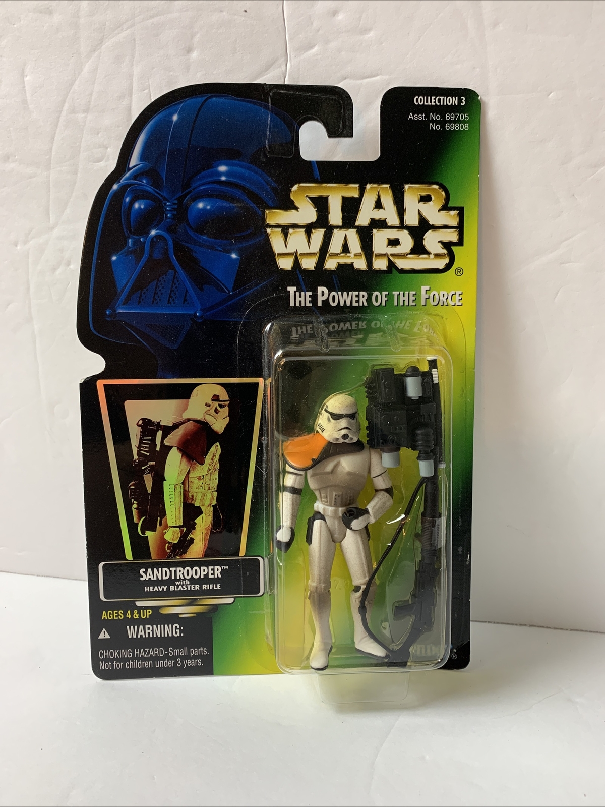 Sandtrooper Rifle SANDTROOPER WITH HEAVY BLASTER RIFLE STAR WARS POWER OF THE FORCE MOC ...