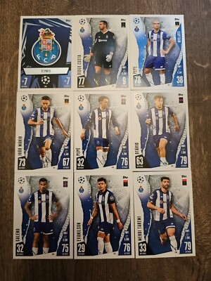 Match Attax Champions League 23/24 Komplettes Team FC Porto ( Alle 9 )