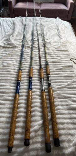 Lot Vintage Abu Garcia Conolon Berkeley Tri Sport Fishing Rods 8' - 8.5' READ