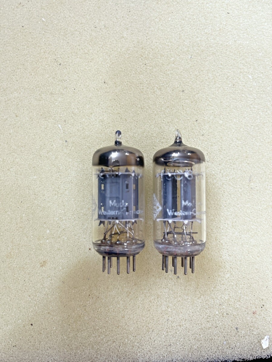 Telefunken ECC83 12AX7 Ribbed Plate Bottom Diamond NOS NIB Matched