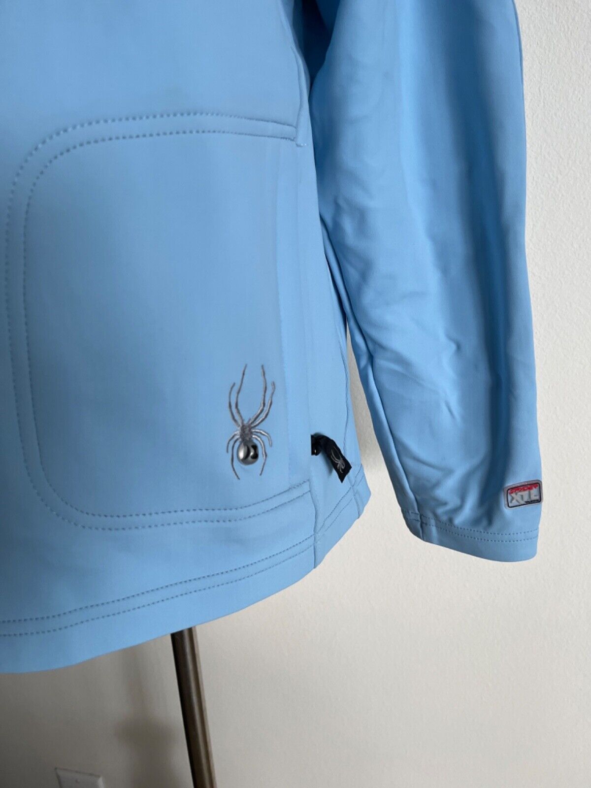 Spyder Womens Ski Coat Jacket Size 8 blue - image 3