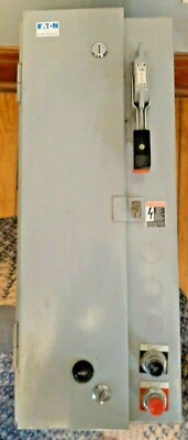 Eaton 30A 3 Pole Fusible Disconnect Motor Starter ECN18A1CBC 600 VAC *