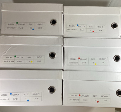 Lot of 6 Pairs Mens Elevator Shoes/New in Box/All Prime/CLOSEOUT Priced