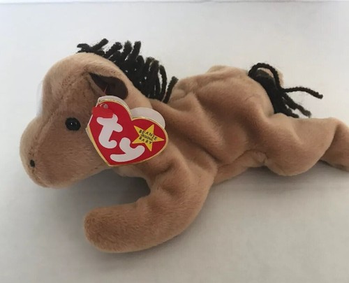 Ty Beanie Baby Derby the Star/Coarse Yarn Mane Horse 1995 **Rare**Retired** - Picture 12 of 12