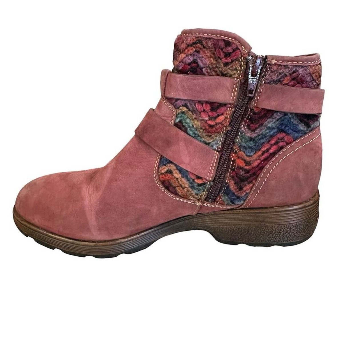 Bionica Women's Elba Ankle Snow Boots Multicolor Size 10M Winter Casual