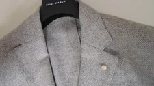 L.B.M. LUIGI BIANCHI TAILORING WOOL + ALPACA JACKET SIZE 54 915.00 POSTER. LBM-022D