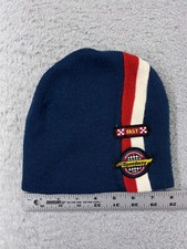 International Speedway Racing Co Beanie Toque Youth OS Blue Knit 100 Acrylic