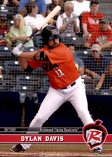 2017 Richmond Flying Squirrels Grandstand #9 Dylan Davis Redmond Washington Card