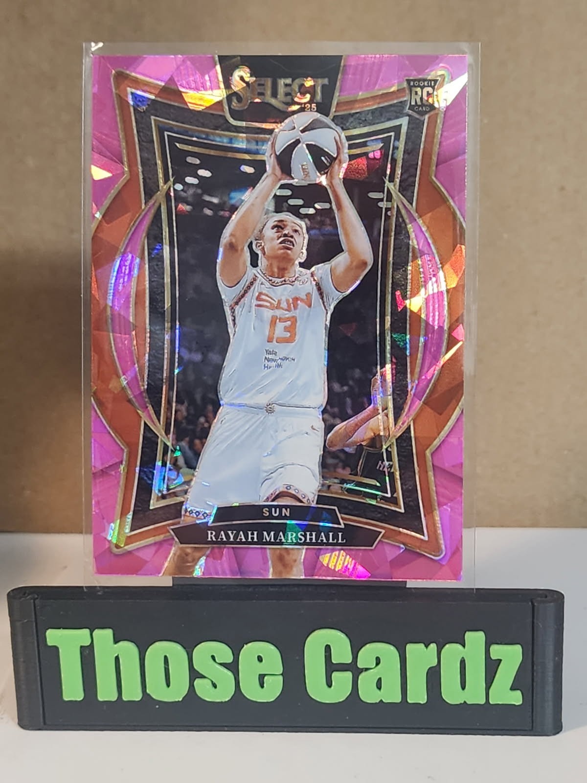 2025 Panini Select WNBA Pink Ice Prizms #26 Rayah Marshall
