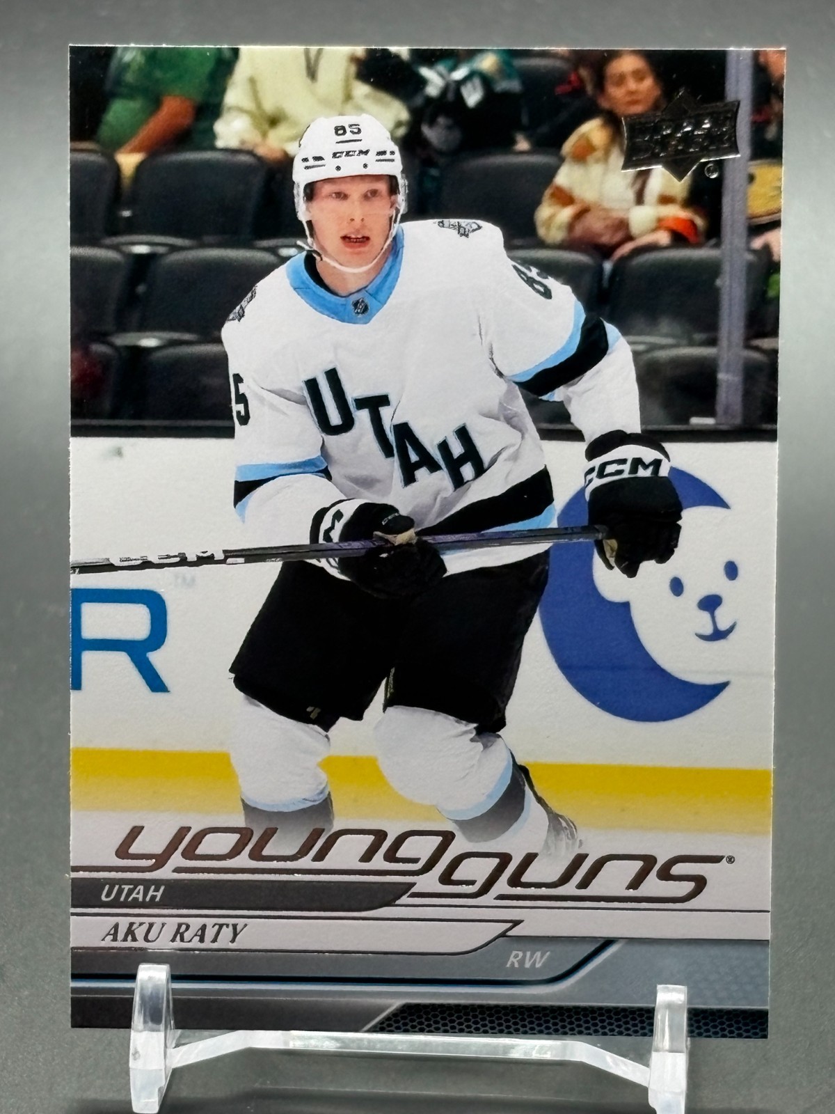 2024-25 Upper Deck Series 2 Young Guns #458 AKU RATY Utah Hockey Club RC